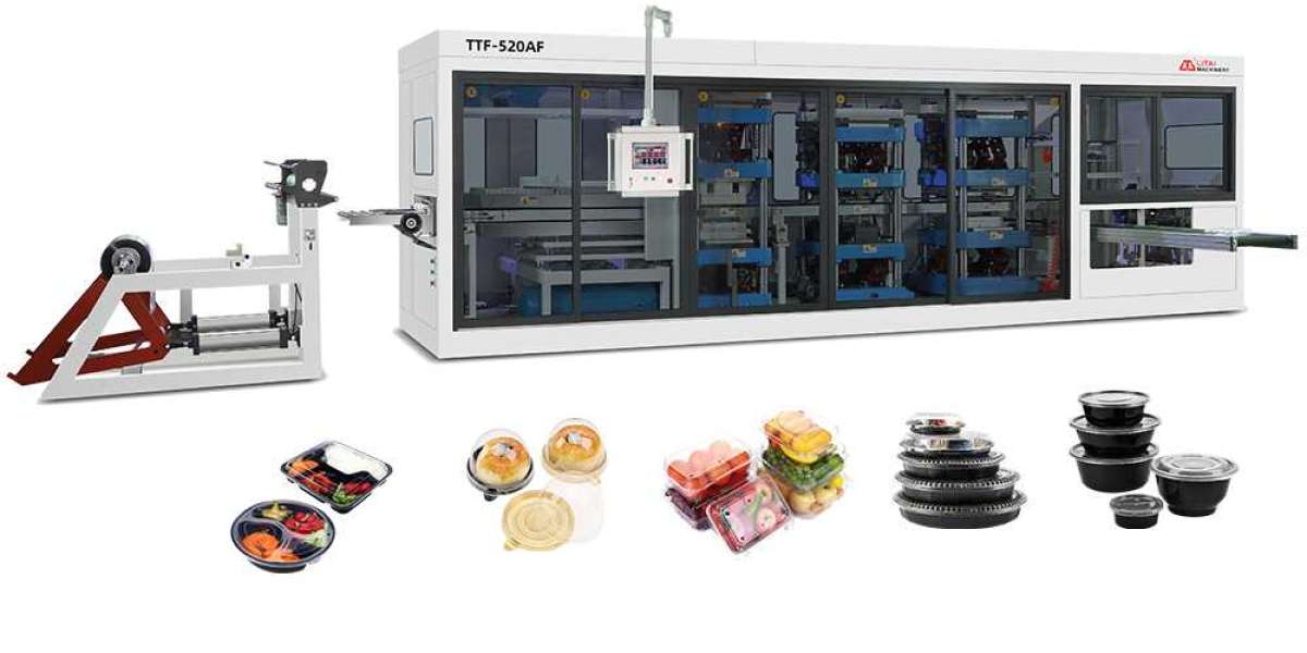 FEATURES OF TTF-520A PLASTIC SHEET THERMOFORMING MACHINE